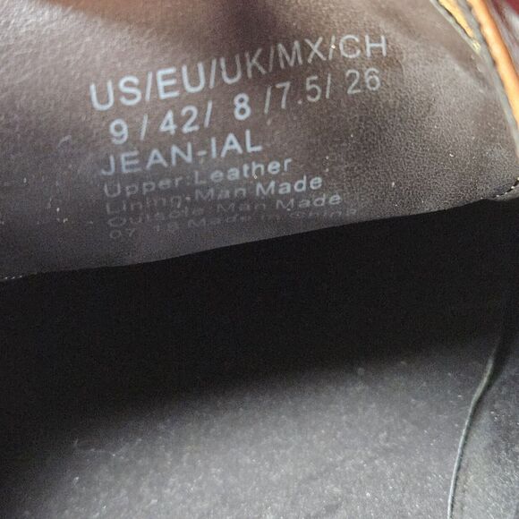 Kenneth Cole Reaction Men's Derby Shoes Brown Leather US Size 9 / EU 42 - Picture 7 of 7